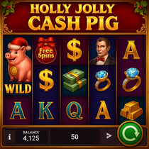 Dollycasino - Holly Jolly Cash Pig Slot Game - Booming Games